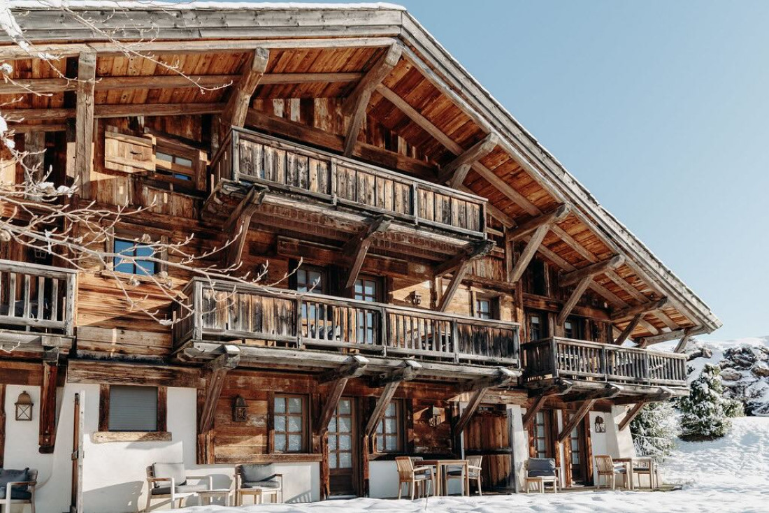 Les Chalets du Mont d'Arbois, l'un des plus beaux hôtel spa des Alpes © DR