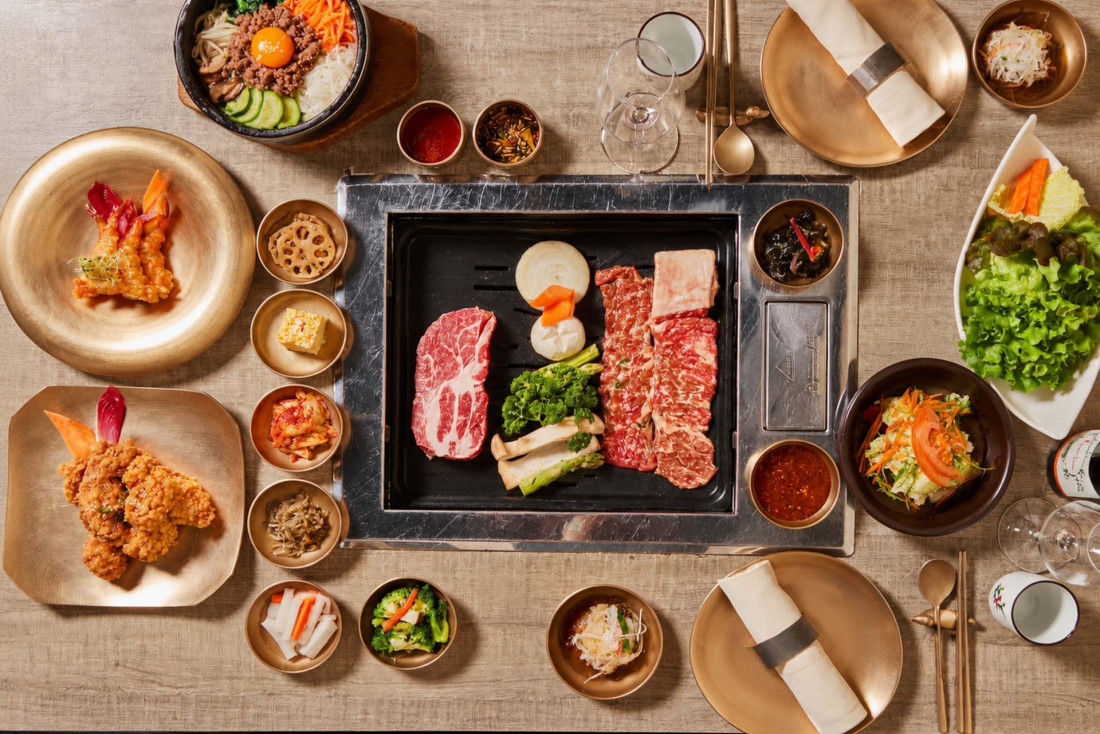 Les meilleurs restaurants coréens de Paris © Soon Grill Champs-Elysées
