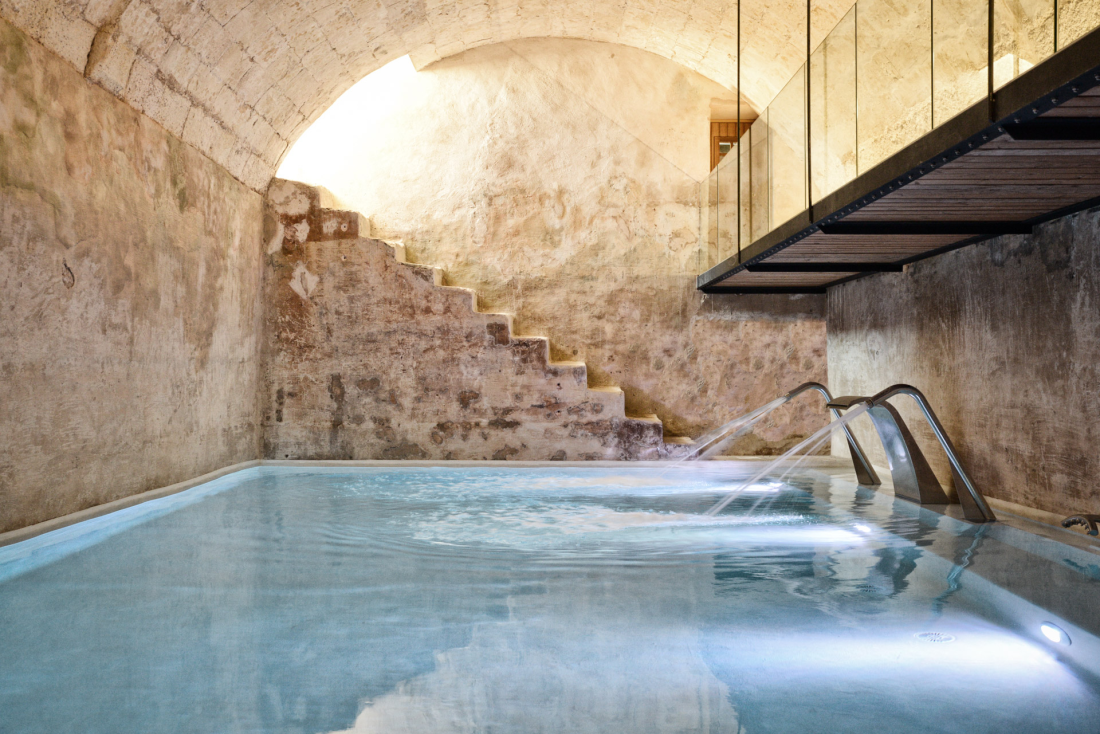 La piscine confidentielle de l'hôtel spa à Minorque Santa Ponsa